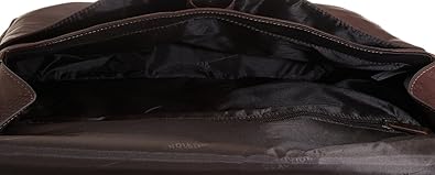 Kenneth Cole REACTION Risky Business Messenger Full-Grain Colombian Leather Crossbody Laptop Case & Tablet Day Bag